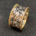 Mika - Vintage Zirconia Ivy Ring - Jewels Heaven