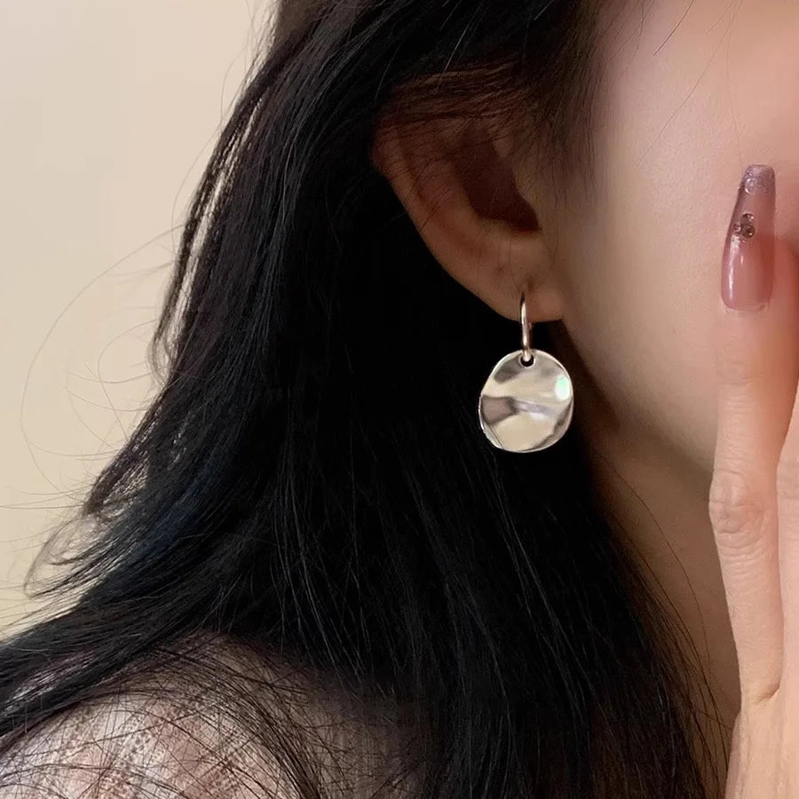 Minimalist Sterling Silver Pebble Earrings - Jewels Heaven