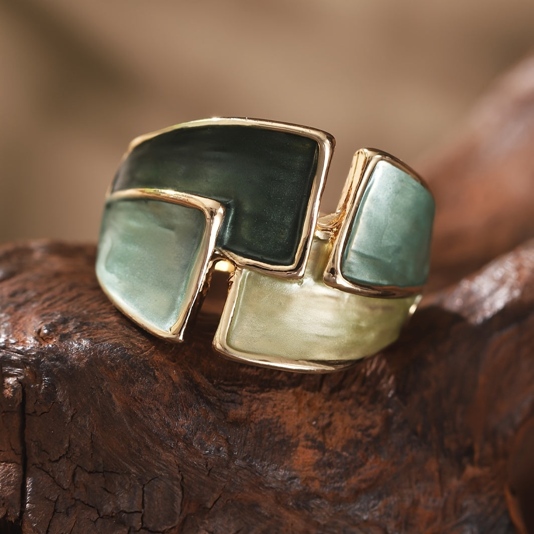 Vintage Hand-painted Ring - Jewels Heaven