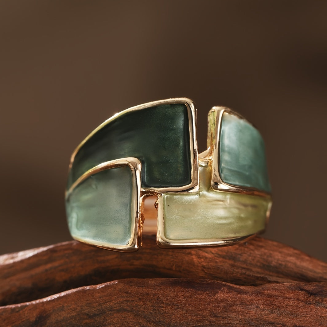 Vintage Hand-painted Ring - Jewels Heaven