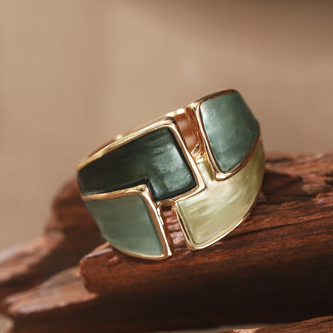 Vintage Hand-painted Ring - Jewels Heaven