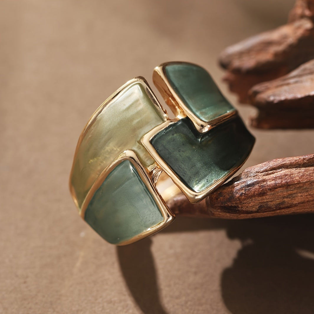 Vintage Hand-painted Ring - Jewels Heaven