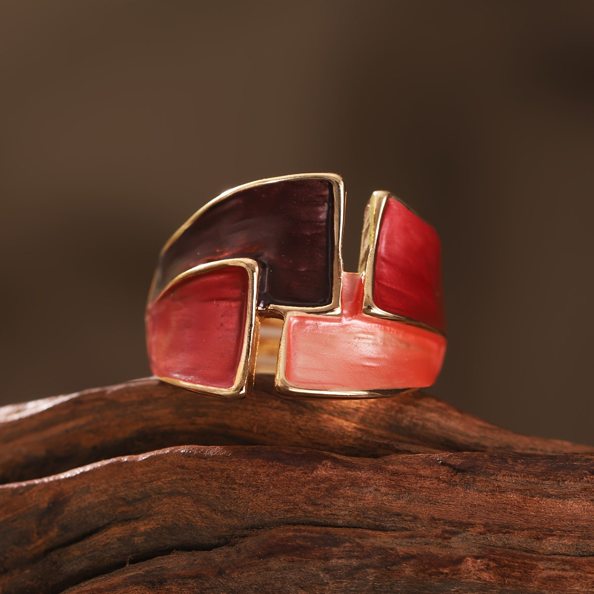 Vintage Hand-painted Ring - Jewels Heaven
