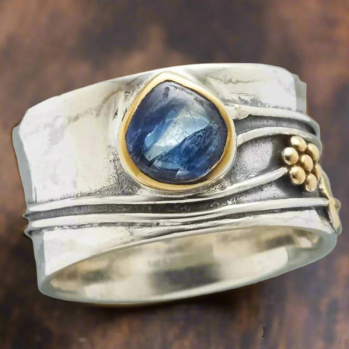 Bree - Bohemian Gemstone Meditation Ring - Jewels Heaven