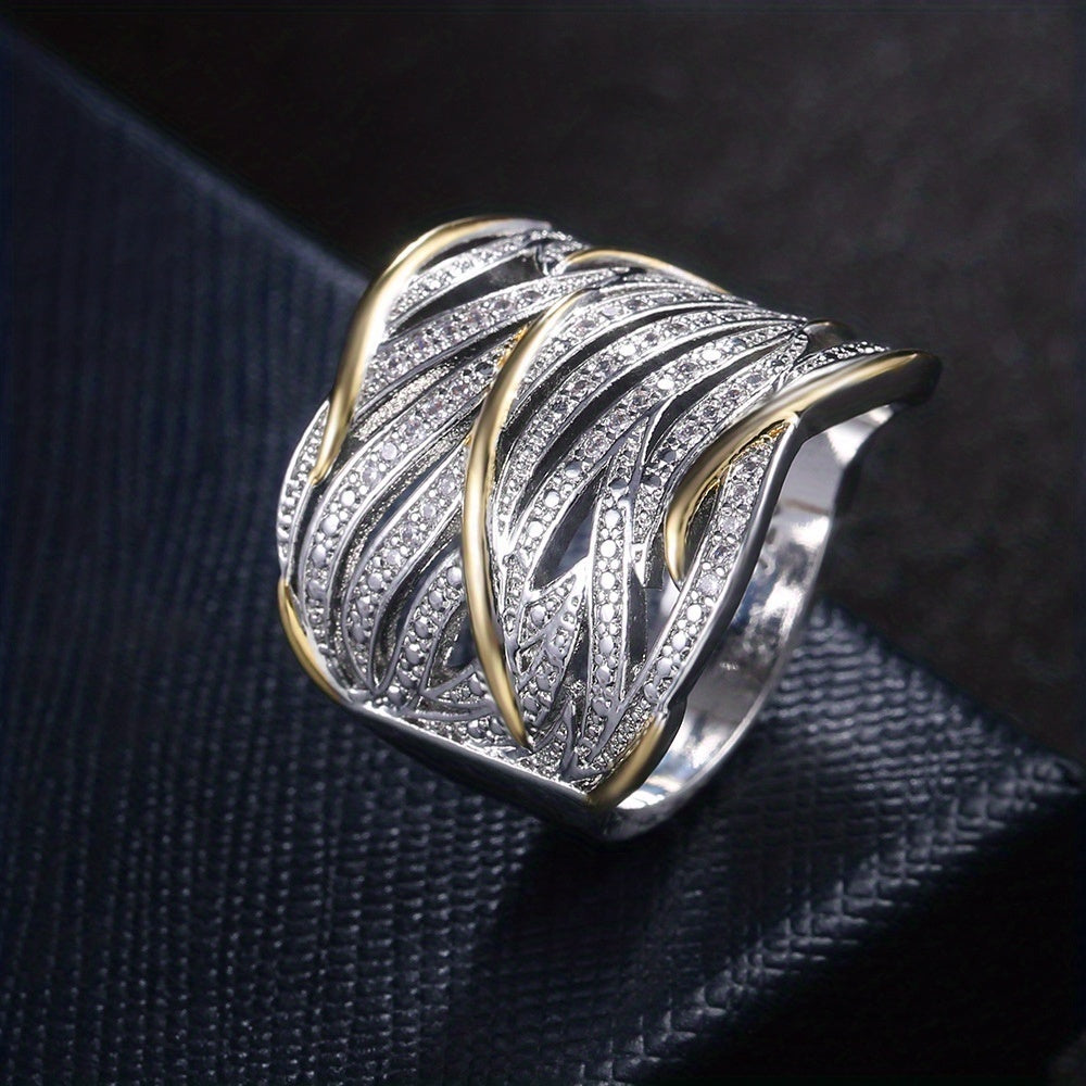 Elegant Multilayer Twisted Ring - Jewels Heaven